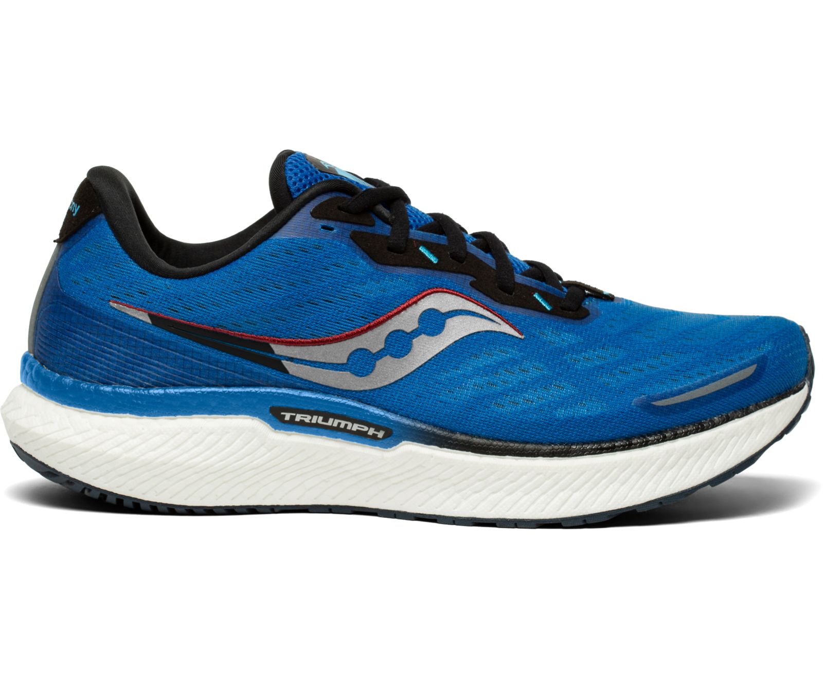 Men\'s Saucony Triumph 19 Running Shoes Blue | Singapore 561GSOL